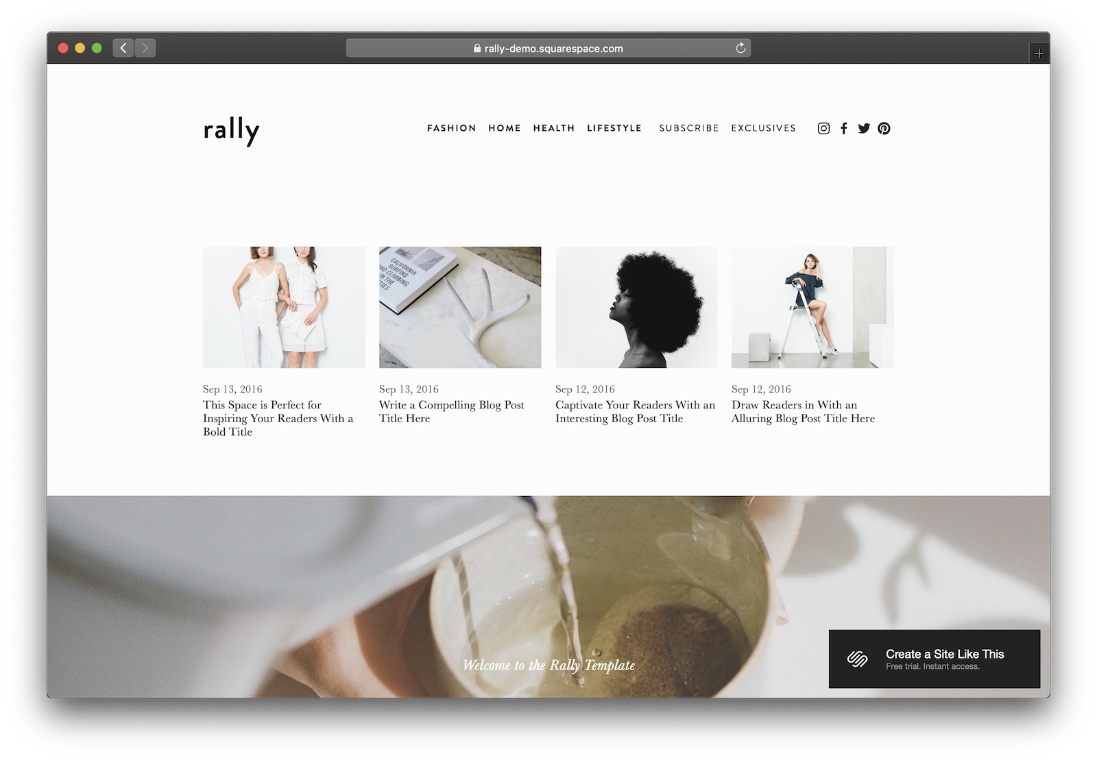 10 Squarespace One Page Template Free Graphic Design Templates
